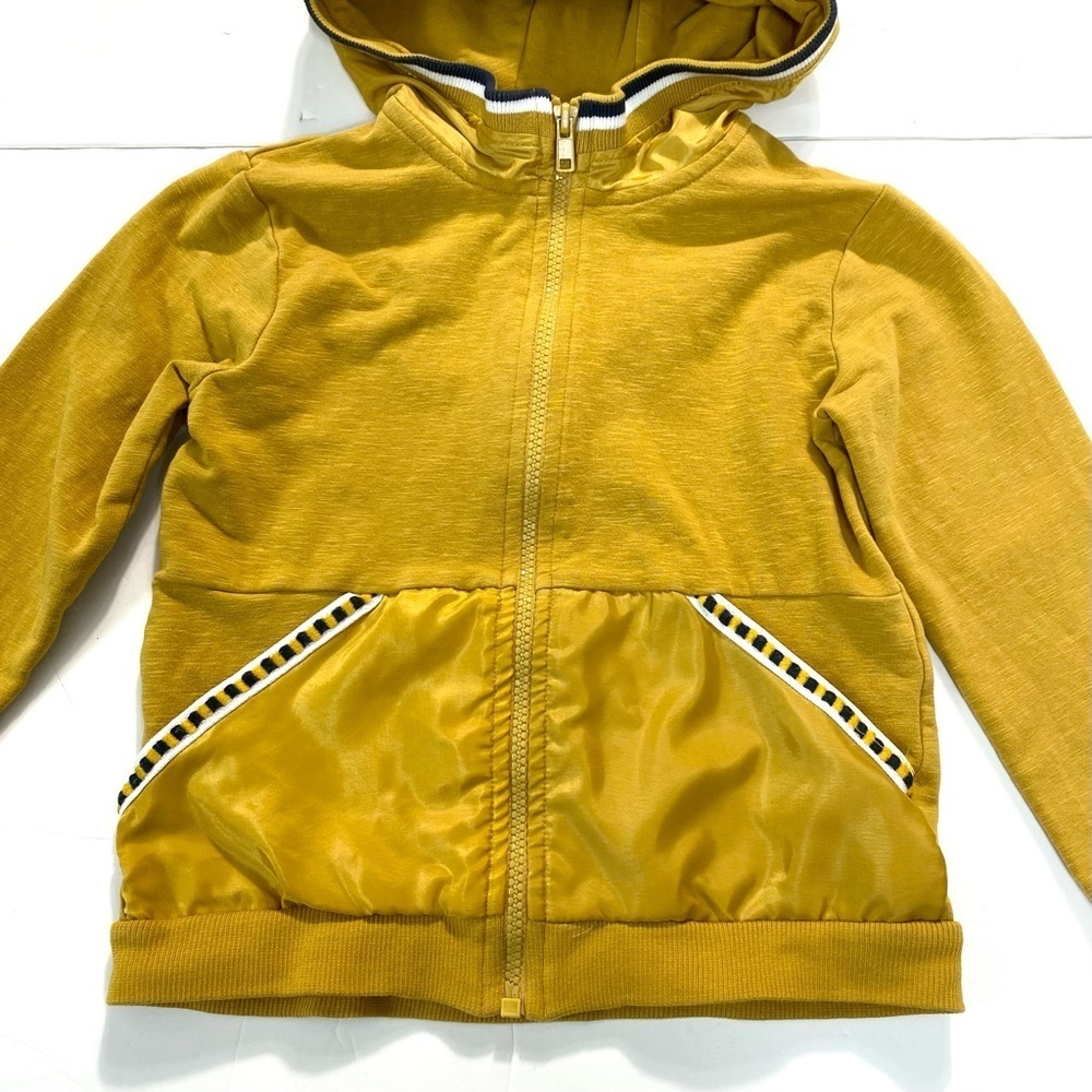 TOMMY Bahama Kids Jersey ZIP up Hoodie in Yellow Size T5 - Picture 5 of 9